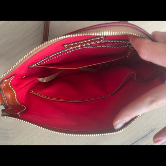 Dooney & Bourke Maroon Pebble Grain Crossbody - Picture 6 of 8